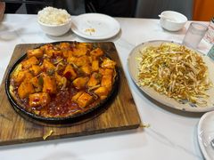 铁板海鲜豆腐-家有美味(户部山二店)