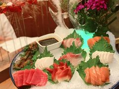 刺身三文鱼-山楂树融合菜餐厅