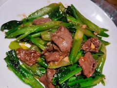 沙茶酱芥兰炒牛肉-大鸽饭(岗顶店)