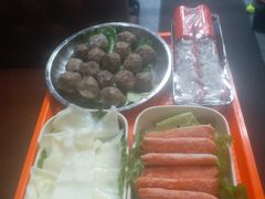 潮汕牛肉丸-笔墨纸虾之烧烤海鲜虾尾(好爱广场店)