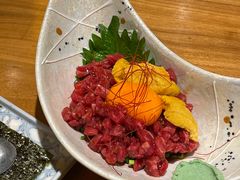 生牛肉拌海胆-九州酒场ひこぞう(2号店)
