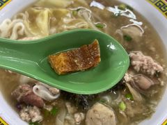 炸扁鱼-大华猪肉粿条面
