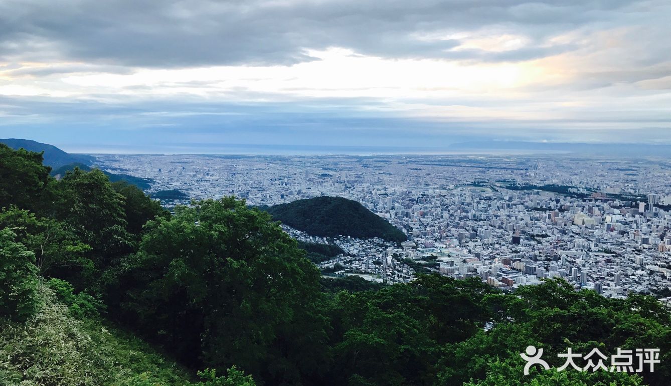 北海道札幌市的夜景