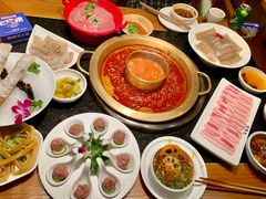 番茄鸳鸯锅-周师兄大刀腰片火锅(财富中心店)