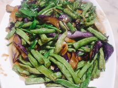 豇豆炒茄子-南山渔宴