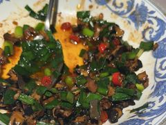 韭菜烧田螺-千百味红餐厅·江西菜(绿地双子塔店)