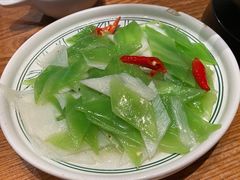 莴笋片炒山药-云海肴·汽锅鸡·云南菜(广安门天虹店)