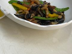 鸡松菌爆土猪肉柳-有腥气私房菜·寻味顺德