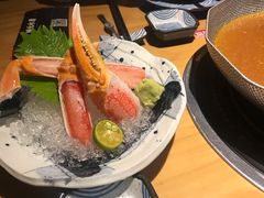 松叶蟹腿刺身-綱元·海鲜豆捞(明州里店)