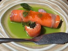 牛油果挪威三文鱼配鱼子酱-格鲁·秀色Georgia’s Feast