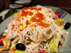温泉蛋蟹肉沙拉-炙柒Sekinana·精致料理 烧鸟·铁板烧(海上世界店)