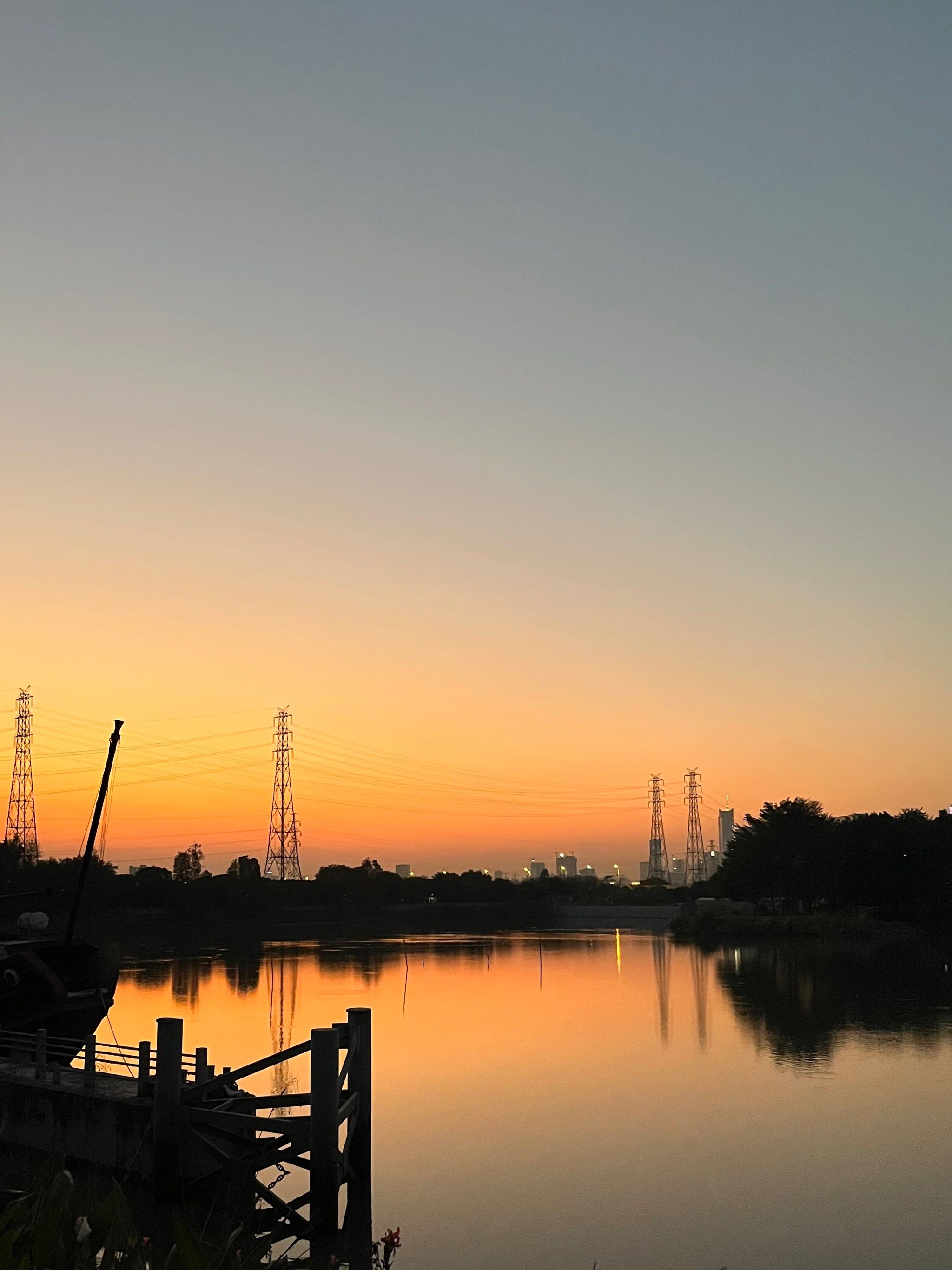 我拍到的治愈系风景|黄埔古港的黄昏好美
