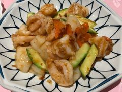 瑶柱酱爆带子虾球-誉八仙酒楼(静安大悦城店)