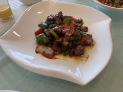 五彩牛肉粒-江南村酒家