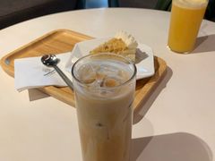 黑糖燕麦冰拿铁-sugarman espresso素饮糖人高新咖啡工厂