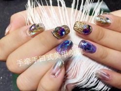 -手牵手美甲