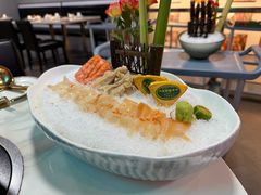 鲜活加州象拔蚌刺身-喜聚薈·花膠雞海鮮火鍋(越秀店)