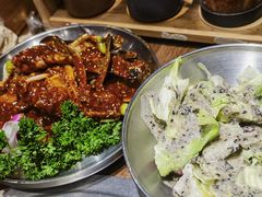 -明洞阿姨·韩式酱蟹烤肉·创意料理(三元桥店)