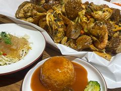 -东来菜馆•手抓海鲜家常菜•海鲜锅贴(鸽子窝店)