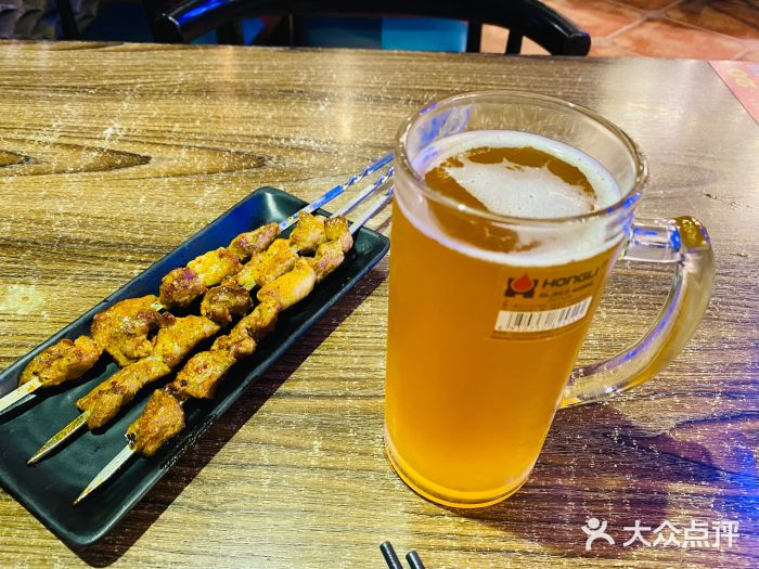 清真·耶丽米娅西域主题餐厅(联城店)炭烤羊肉串图片
