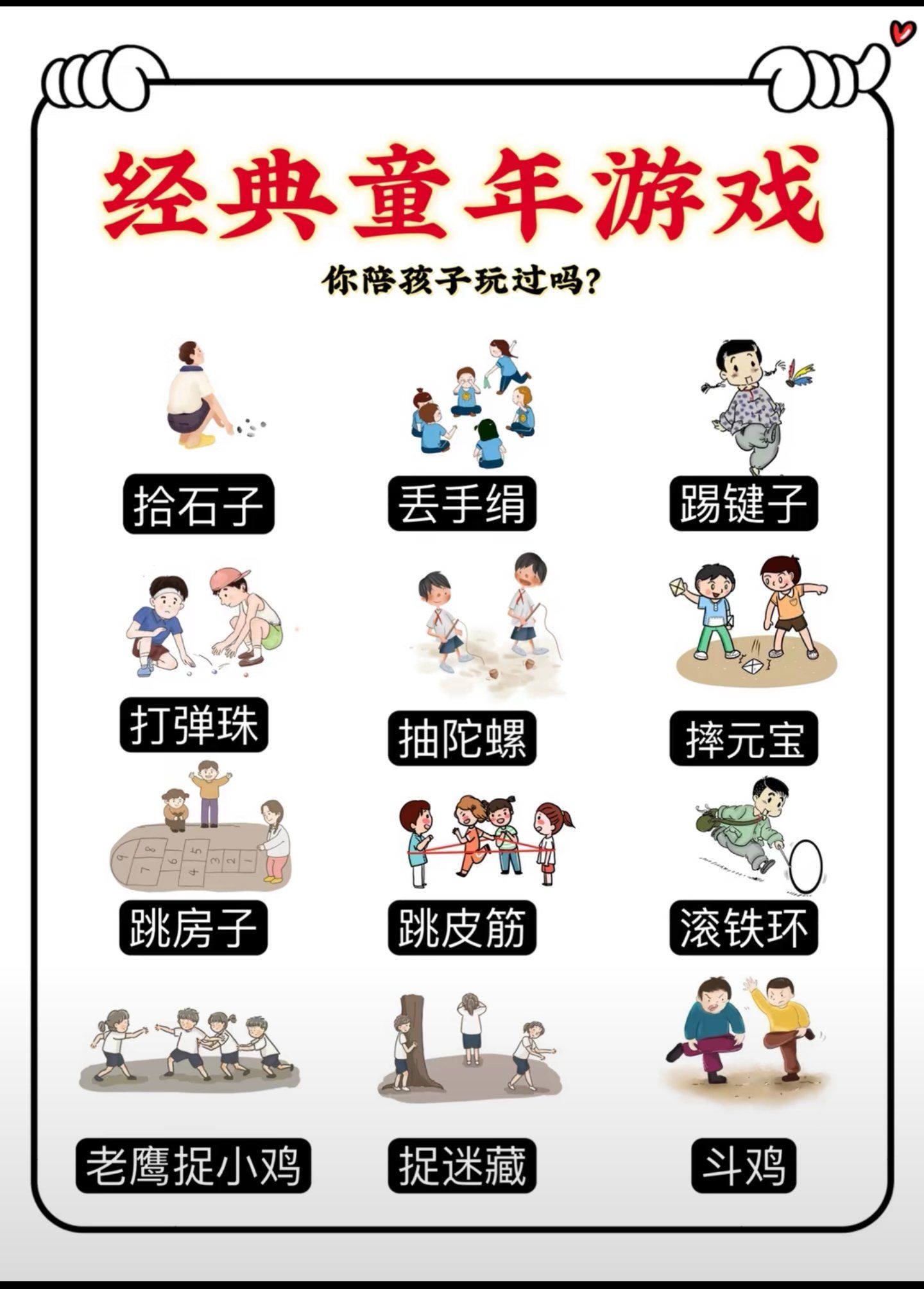 童年回忆看看你都知道几个