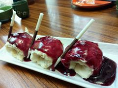 蓝莓山药泥-食欲老院子荆芥疙瘩汤(经五路店)