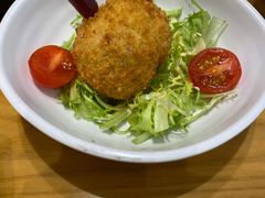 酥炸猪肉裹温泉蛋-胜博殿日式炸猪排(西红门店)