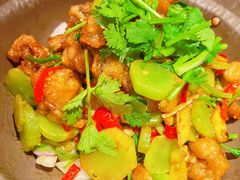 嫩子姜炒牛蛙-吃饭皇帝大(合生汇店)