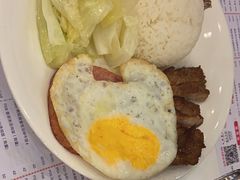 火腿单春猪扒饭-大哥餐厅(西城花园店)