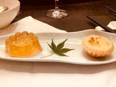 绿茶冻拼蛋挞-临江宴(陆家嘴店)