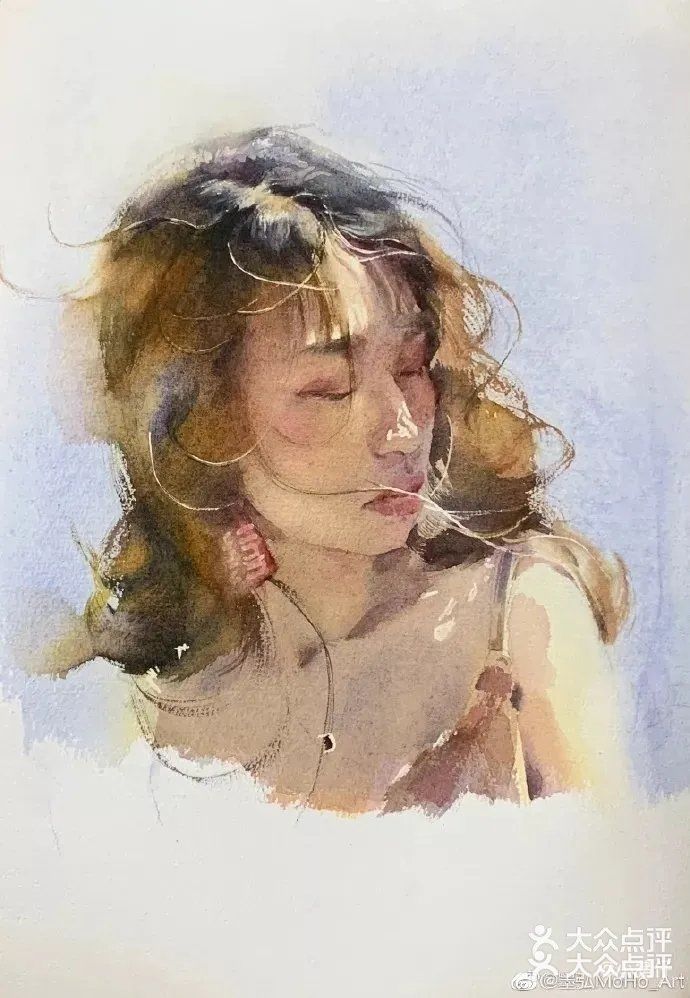 水彩画的质感真的太好了！