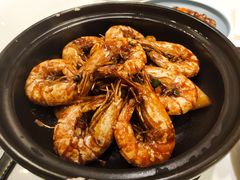 砂锅焗九节虾-清晖小苑•顺德地方菜(壹海城店)