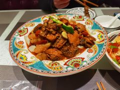 新疆沙湾大盘鸡-巴依老爷新疆美食(清华东门店)