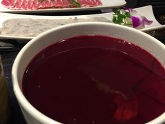 鲜鸭血-宽板凳老灶火锅(簋街店)