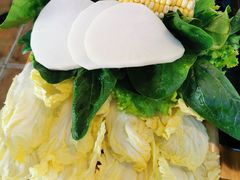 有机蔬菜拼盘-大理老字号·舟渔的鱼野生菌海景餐厅(双廊店)