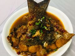 红烧划水-天乐农家鱼头王(天目湖店)