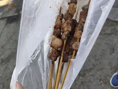 -劳动公园新疆人烤腰子