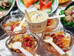 自制冰粉-泓炙颐凤鲜海鲜火锅料理(桐乡店)