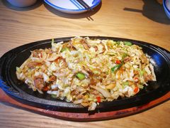 铁板圆白菜水晶粉-金豆角砂锅焖面(安贞店)