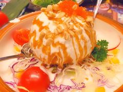 炸温泉蛋土豆泥沙律-仙隐小鹿中華の日料(正弘城店)