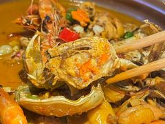 香辣蟹鸡煲-红钳侠小龙虾·烧烤(中赢康康谷店)