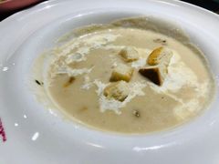 鸡粒玉米茸蘑菇奶油汤-美森西餐厅(曙光大道店)