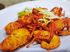 干煎美极罗氏虾-猪肉婆私房菜(华侨城店)