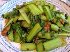 猪油渣炒青菜-福来居烤鸭店(天坛二店)