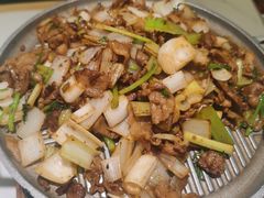 铁板羔羊肉-大美西北·手工面 西北菜(永康万达店)