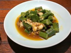 秋葵拌扇贝-前海沿·青岛菜(五四广场永旺店)