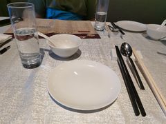 餐具摆设-观澜湖酒店·邀月庭中餐厅