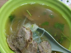 牛肉粉丝汤-胡记锅贴·沪上游子老鸭粉丝汤(太原路店)