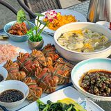 永远可以相信苏州的浪漫🥀稻田边吃大闸蟹