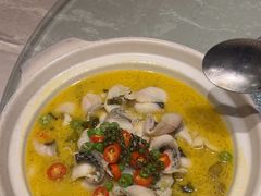 -海派美食·家宴海鲜青岛菜·石锅鲽鱼头(东方城店)
